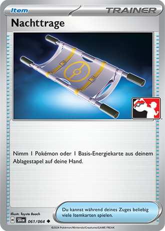 Pokémon-Sammelkartenspiel-Karte: Nachttrage