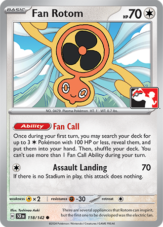 Pokémon TCG card: Fan Rotom