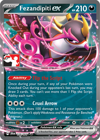 Pokémon TCG card: Fezandipiti ex