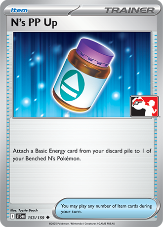 Pokémon TCG card: N’s PP Up