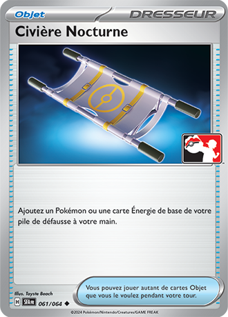 Carte du JCC Pokémon : Civière Nocturne