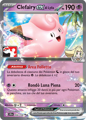 Carta del GCC Pokémon: Clefairy-ex di Lylia