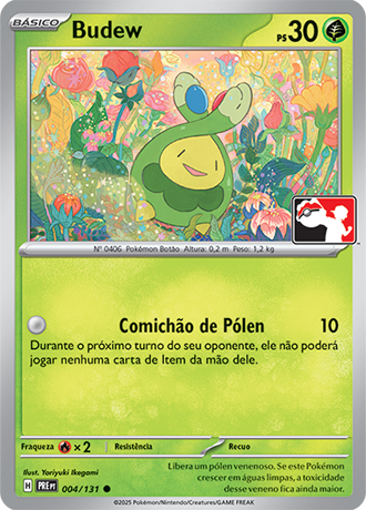 Carta do Pokémon Estampas Ilustradas: Budew