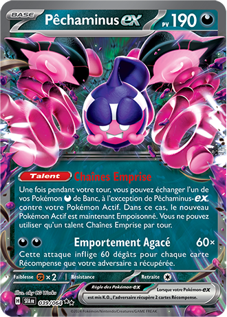 Blister Pokémon Écarlate/Violet - 3 Boosters Fable Nébuleuse + Carte Promo Pêchaminus