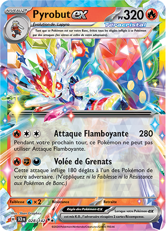 Lucario EX - Double Rare 82/142 - Ecarlate et Violet Couronne Stellaire - Fantasy Sphere Lucario EX - Double Rare 82/142 - Ecarlate et Violet Couronne Stellaire - Fantasy Sphere