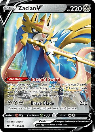 Zamazenta V, Sword & Shield, TCG Card Database