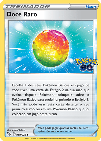 Carta avulsa Pokémon GO em português - escolha a sua