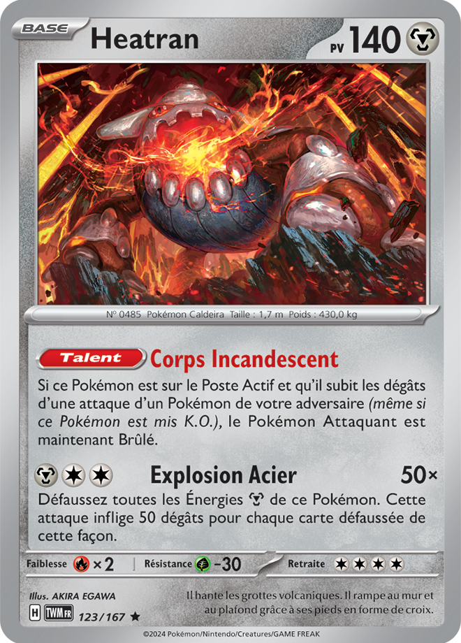 CARTE POKÉMON CHARTOR 172/167 TWM Mascarade Crépusculaire FR NM EUR 12,50 - FR